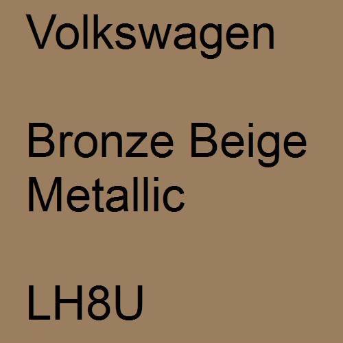 Volkswagen, Bronze Beige Metallic, LH8U.